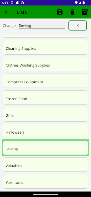 Where's My Stuff? Screenshot 2