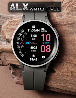 ALX10 Digital Watch Face Screenshot 0