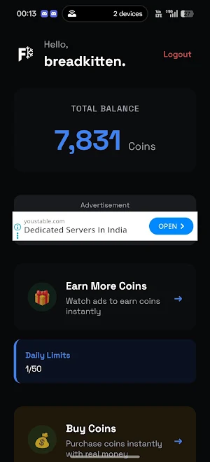 FreezeHost Screenshot 1