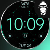 Battery v6 minimal watch face
