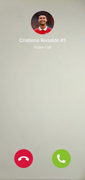 Ronaldo Fake Video Call Screenshot 2