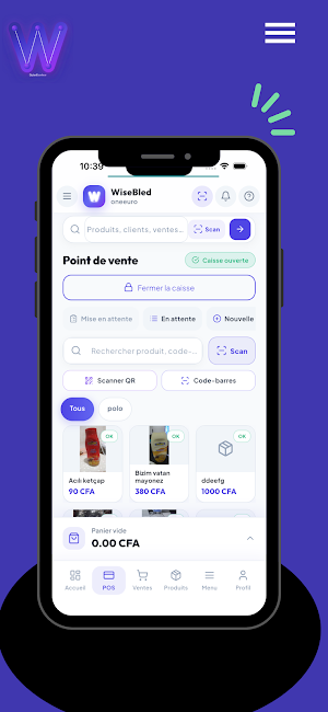 WiseBled Caisse et Gestion Screenshot 2