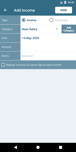 My Wallet - Income and Expense Tracking Screenshot 3