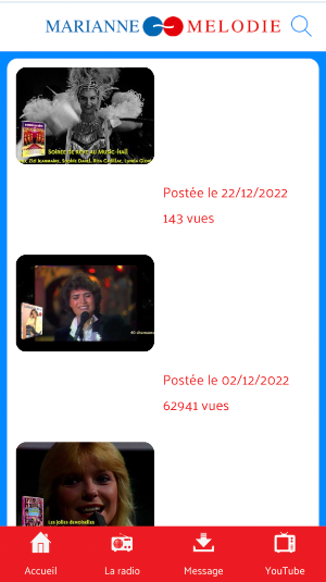 Marianne Mélodie Radio Screenshot 2