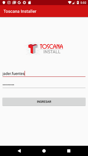 Toscana Installer Screenshot 2