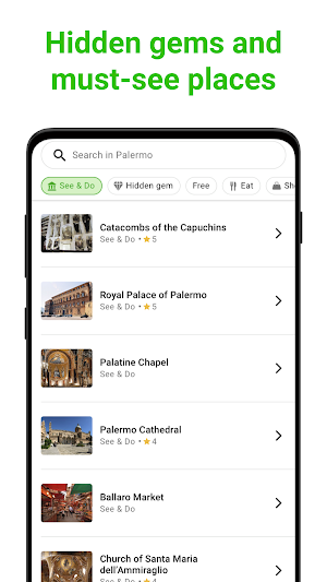 Palermo Tour Guide:SmartGuide Screenshot 2