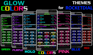 Theme Glow Colors Rocketdial Screenshot 1