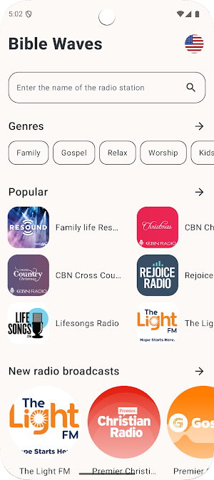 Bible Waves - christian radios Screenshot 1