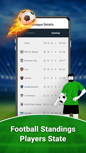Football HD TV Live Score Screenshot 2