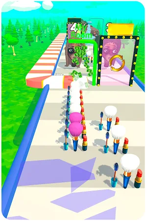 Beauty Dash: Make Up 3D Runner Screenshot 1