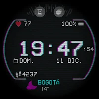 VCR Digits Watch Face