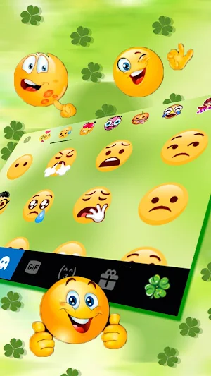 Lucky St Patrick Keyboard Theme Screenshot 2