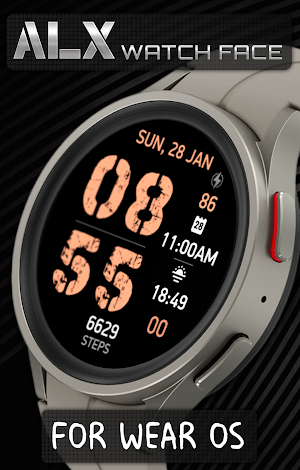 ALX22 LCD Watch Face Screenshot 2