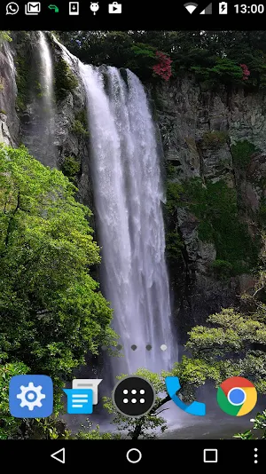 nature waterfall wallpaper Screenshot 1