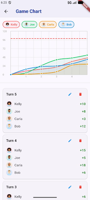 Score Tracker Board Games Screenshot 3