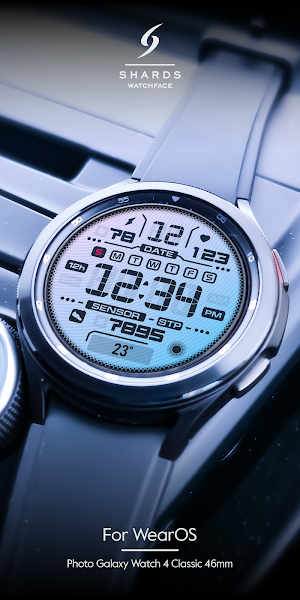 SH023 Watch Face, WearOS watch Screenshot 3