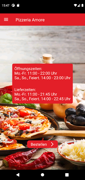 Pizzeria Amore Screenshot 1