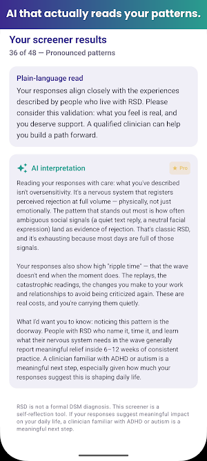 Felt: Rejection Sensitivity Screenshot 1