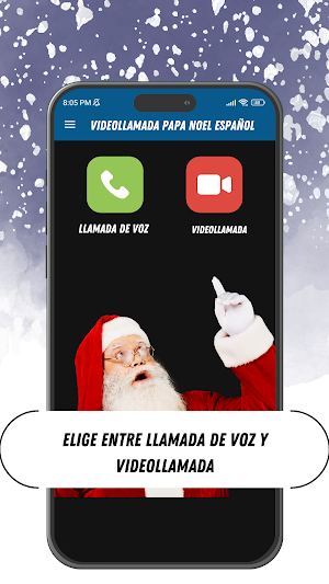 Videollamada Papa Noel Español Screenshot 1