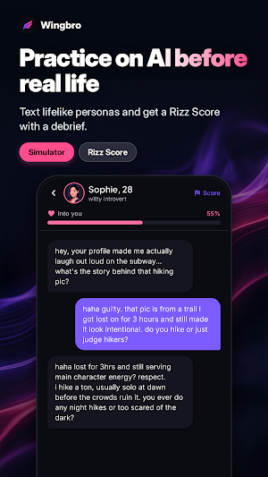 Wingbro: AI Dating Coach Screenshot 2