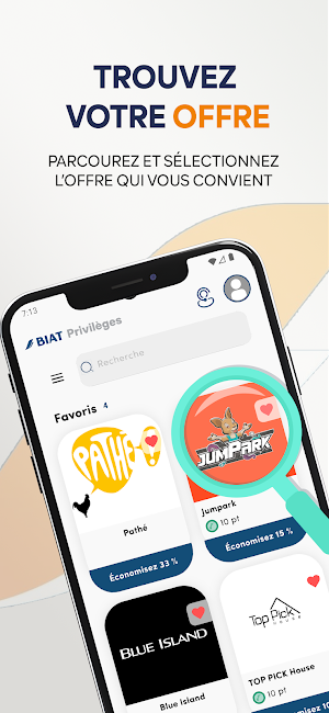 BIAT Privilèges Screenshot 2