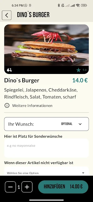 Dino's Burger Seekirchen Screenshot 1