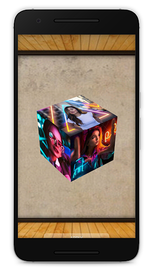 3D Photo Cube Live Wallpaper Screenshot 1