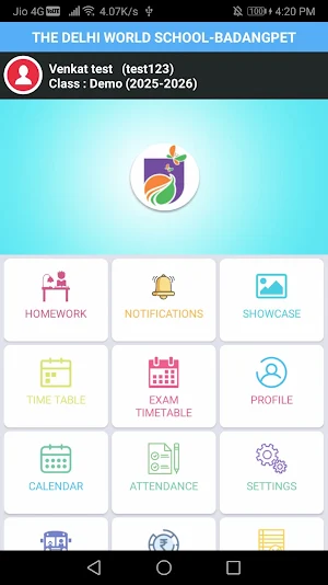 The Delhi world Schools Screenshot 1