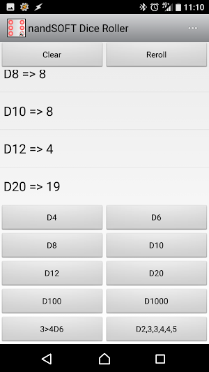 DiceRoller by nandSOFT Screenshot 0