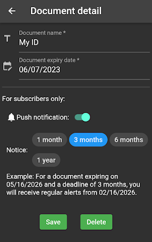 ExpiNotif: Expiry schedule Screenshot 3