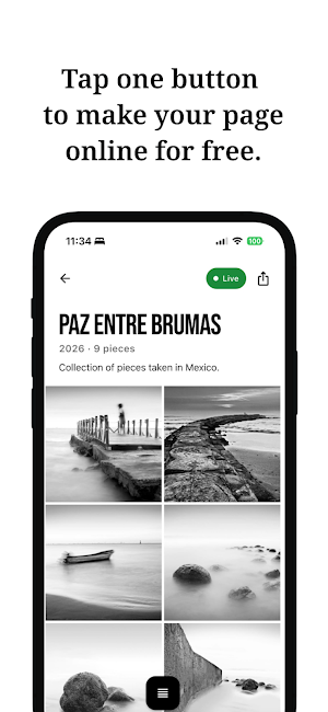 Portapfolio: Own your Website Screenshot 1