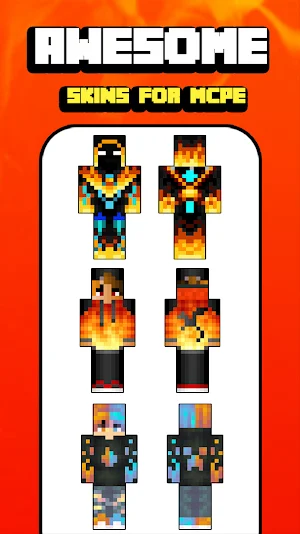 Fire Skin For Minecraft PE Screenshot 3
