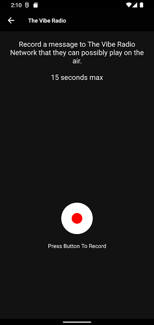 The Vibe Radio Screenshot 2