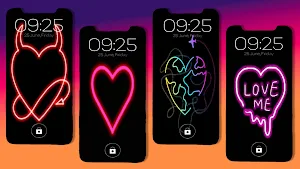 Neon Glow Wallpaper Screenshot 0