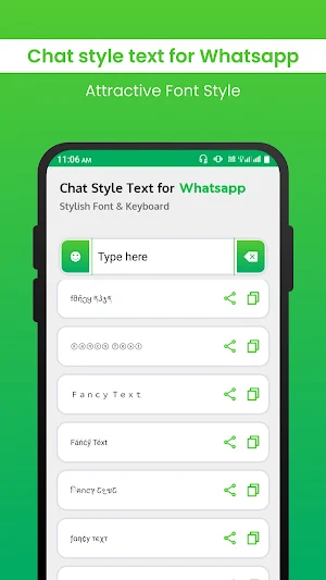 Chat Styles : Cool Font  Whats Screenshot 0