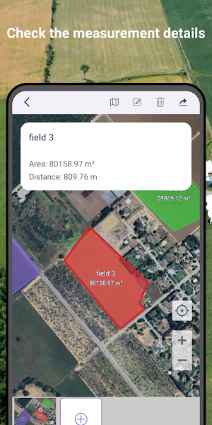 GPS Coordinate Area Measure Screenshot 3