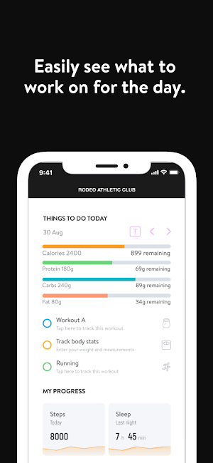 RAC Coach Screenshot 1
