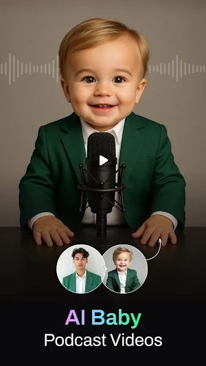 AI Baby Podcast : Talking Baby Screenshot 0