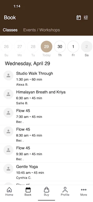 Zero Point Yoga Screenshot 1