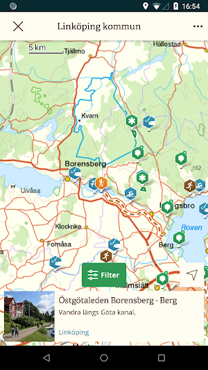 Linköpings Naturkarta Screenshot 2