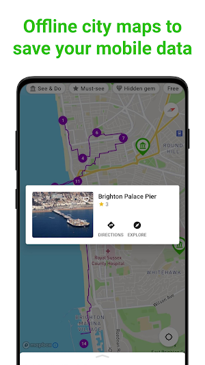 Brighton Tour Guide:SmartGuide Screenshot 3