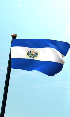 El Salvador Flag 3D Free Screenshot 0