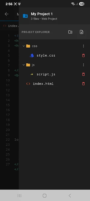 HTML Editor: Learn HTML CSS JS Screenshot 3