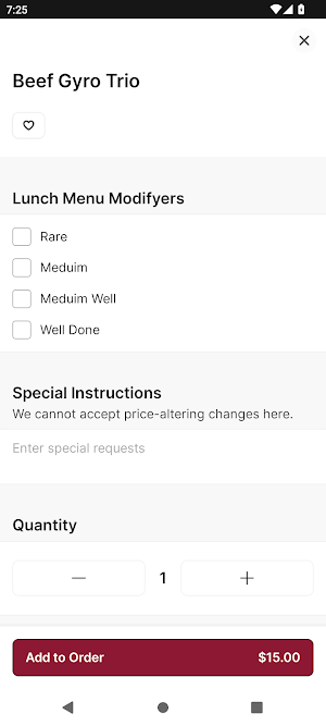 Dalia Mediterranean Grill Screenshot 3