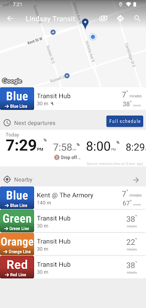 Lindsay Transit Bus - MonTran… Screenshot 1