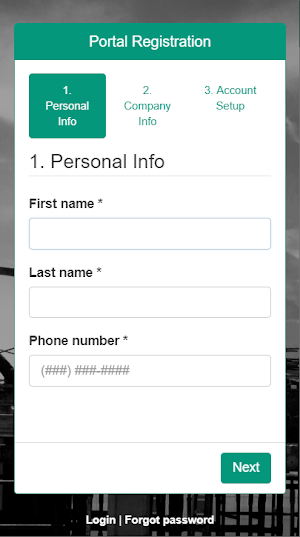 PMI Portal Screenshot 1