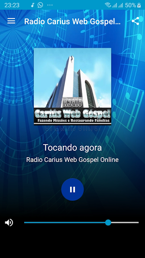 Rádio Cariús Web Gospel Online Screenshot 2
