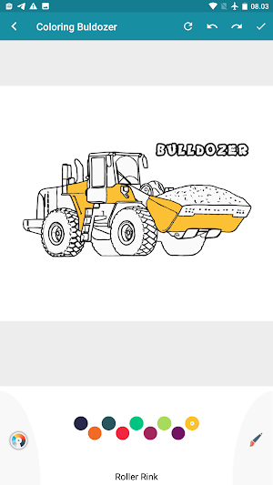 Bulldozer Coloring Book Screenshot 0