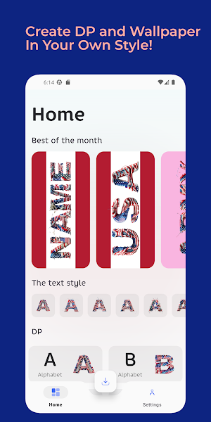 USA Flag Alphabet Master : DP Screenshot 0
