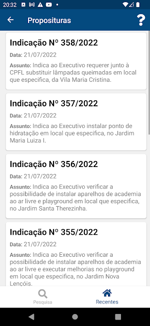 Câmara de Lençóis Paulista Screenshot 2